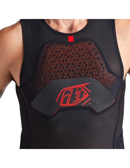 Gilet de protection moto Troy Lee Designs Stage Ghost - Noir