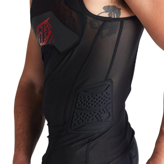 Gilet de protection moto Troy Lee Designs Stage Ghost - Noir