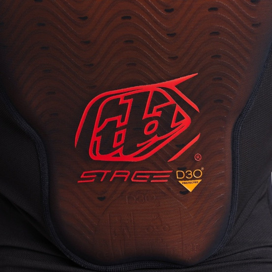 Gilet de protection moto Troy Lee Designs Stage Ghost - Noir