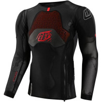 Maillot de protection moto Troy Lee Designs Stage Ghost - Noir