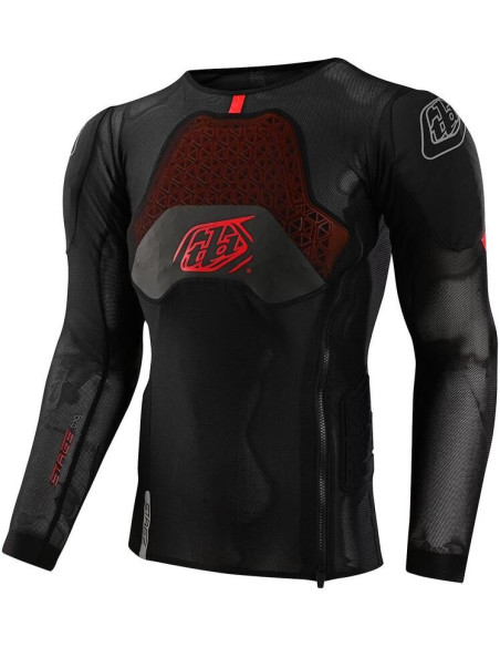 Maillot de protection moto Troy Lee Designs Stage Ghost - Noir