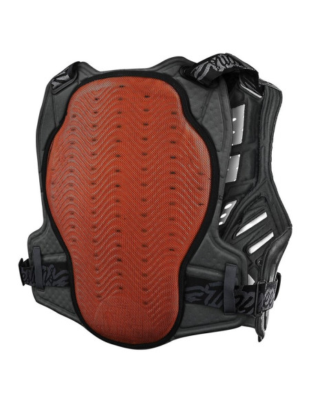 Pare-pierre moto Troy Lee Designs Rockfight CE Flex - Blanc