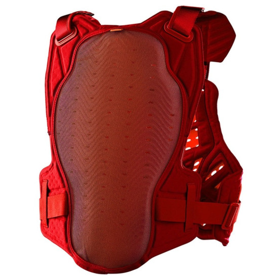 Pare-pierre moto Troy Lee Designs Rockfight CE Flex - Rouge