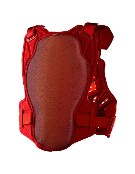 Pare-pierre moto Troy Lee Designs Rockfight CE Flex - Rouge