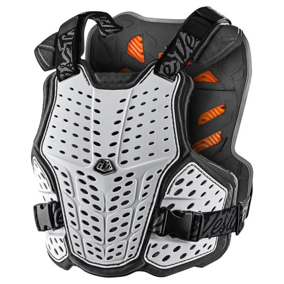 Pare-pierre moto Troy Lee Designs Rockfight Ce - Blanc