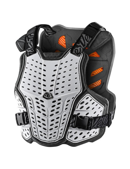 Pare-pierre moto Troy Lee Designs Rockfight Ce - Blanc