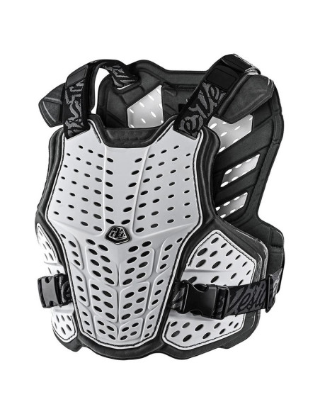 Pare-pierre moto enfant Troy Lee Designs Rockfight - Blanc
