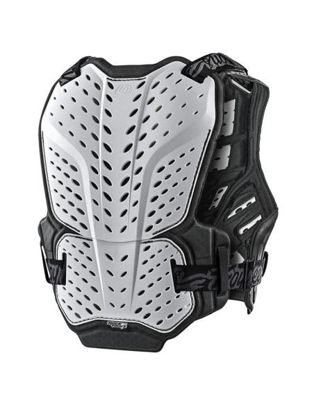 Pare-pierre moto enfant Troy Lee Designs Rockfight - Blanc