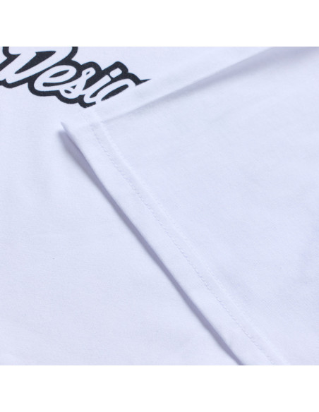 T-shirt Troy Lee Designs Signature - Blanc Noir