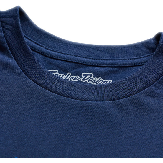 T-shirt Troy Lee Designs Signature - Bleu marine Bleu