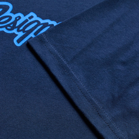 T-shirt Troy Lee Designs Signature - Bleu marine Bleu