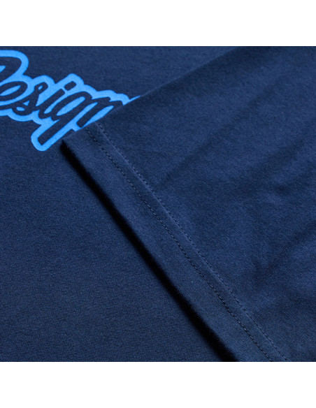 T-shirt Troy Lee Designs Signature - Bleu marine Bleu