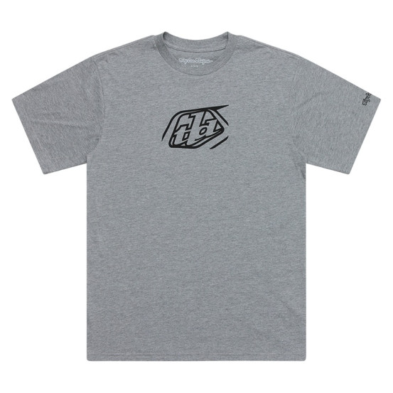 T-shirt Troy Lee Designs Badge - Gris chiné