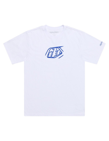 T-shirt Troy Lee Designs Badge - Blanc