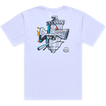 T-shirt Troy Lee Designs Carb Club - Blanc 2