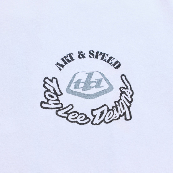 T-shirt Troy Lee Designs Carb Club - Blanc