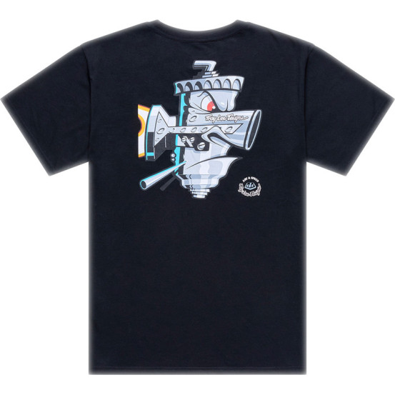 T-shirt Troy Lee Designs Carb Club - Noir