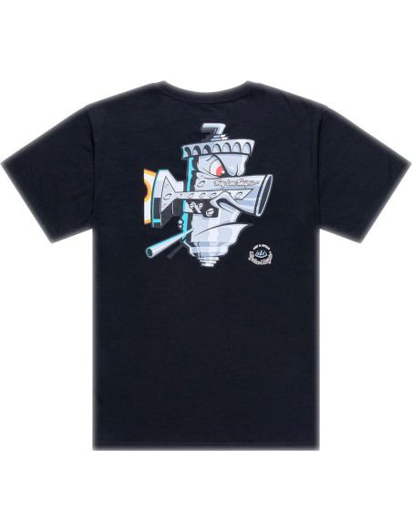 T-shirt Troy Lee Designs Carb Club - Noir
