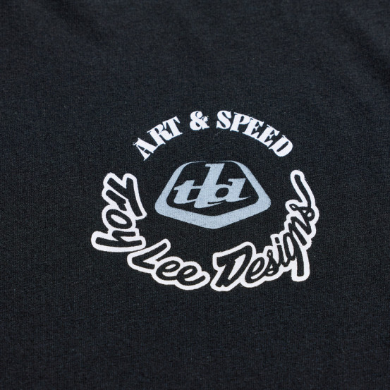 T-shirt Troy Lee Designs Carb Club - Noir