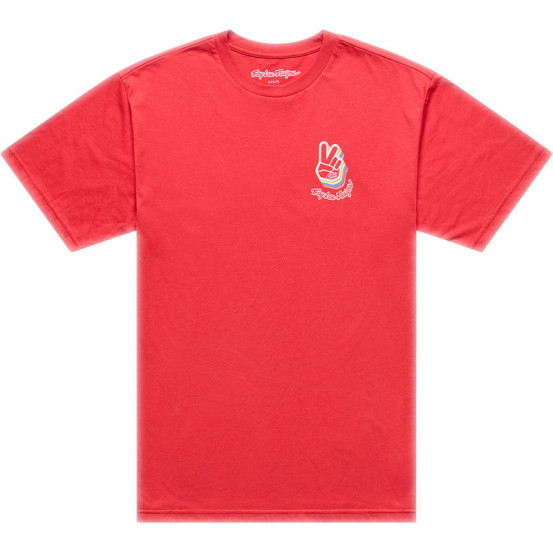 T-shirt Troy Lee Designs Deuces - Rouge