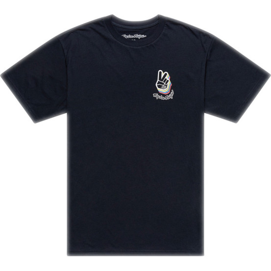 T-shirt Troy Lee Designs Deuces - Noir
