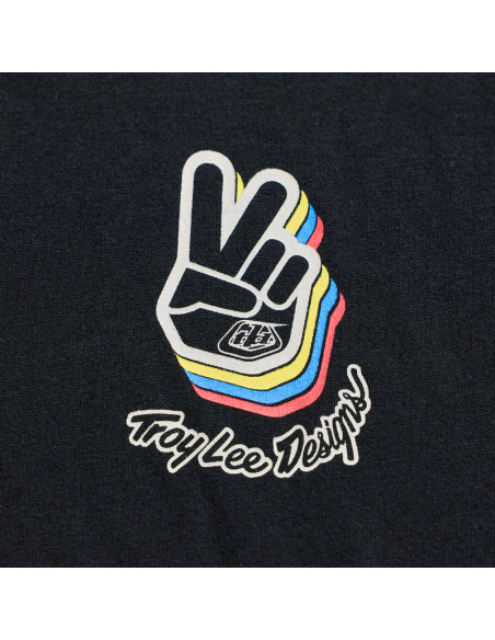 T-shirt Troy Lee Designs Deuces - Noir