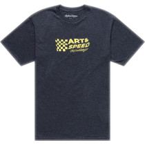 T-shirt Troy Lee Designs Finish Line - Noir chiné