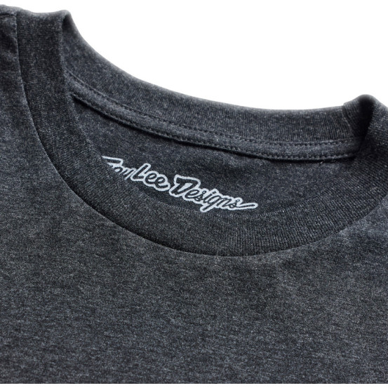 T-shirt Troy Lee Designs Finish Line - Noir chiné