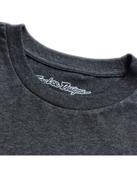 T-shirt Troy Lee Designs Finish Line - Noir chiné