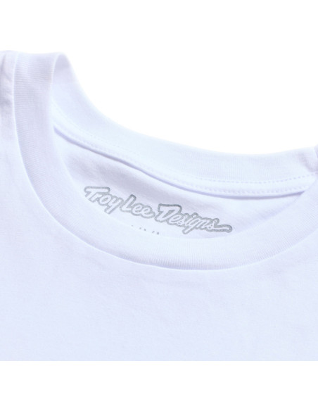 T-shirt Troy Lee Designs Finish Line - Blanc