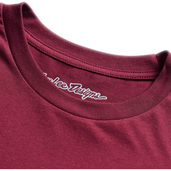 T-shirt Troy Lee Designs Flame 2 - Bordeaux