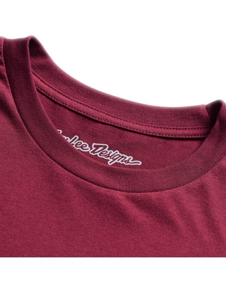 T-shirt Troy Lee Designs Flame 2 - Bordeaux