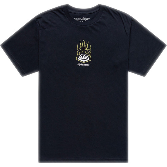 T-shirt Troy Lee Designs Flame 2 - Noir