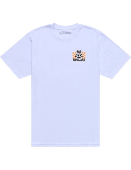 T-shirt Troy Lee Designs Friday Night - Blanc