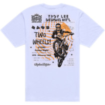 T-shirt Troy Lee Designs Friday Night - Blanc 2