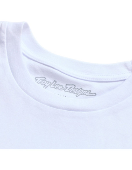 T-shirt Troy Lee Designs Friday Night - Blanc