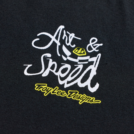 T-shirt Troy Lee Designs Heritage - Noir
