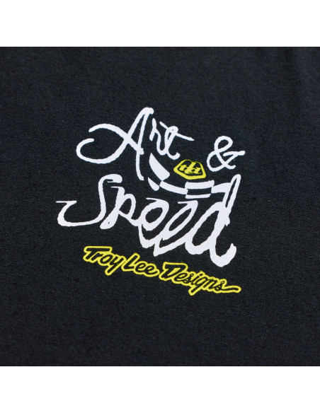 T-shirt Troy Lee Designs Heritage - Noir
