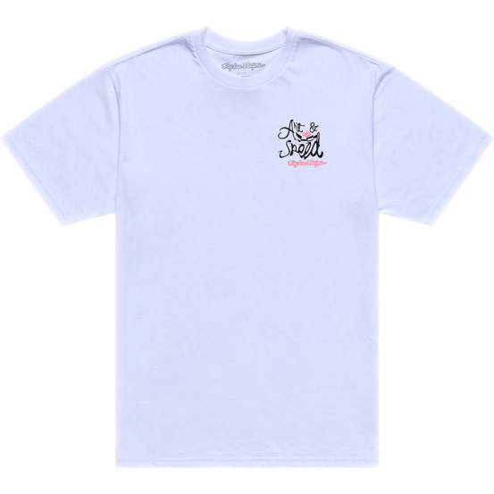 T-shirt Troy Lee Designs Heritage - Blanc