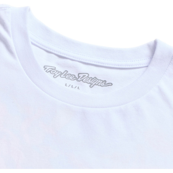 T-shirt Troy Lee Designs Heritage - Blanc