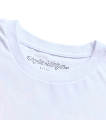 T-shirt Troy Lee Designs Heritage - Blanc