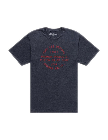 T-shirt Troy Lee Designs Imprint - Noir chiné