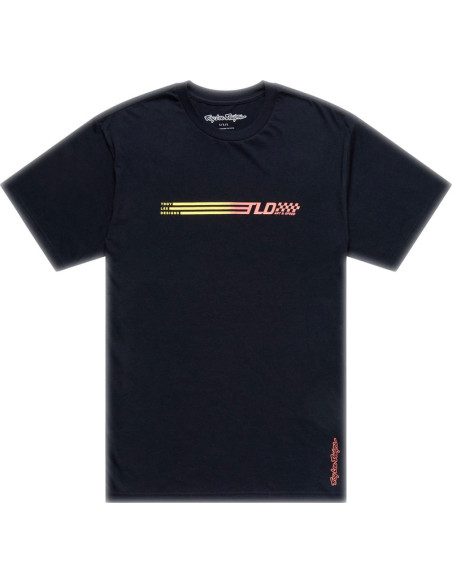 T-shirt Troy Lee Designs Stripes - Noir