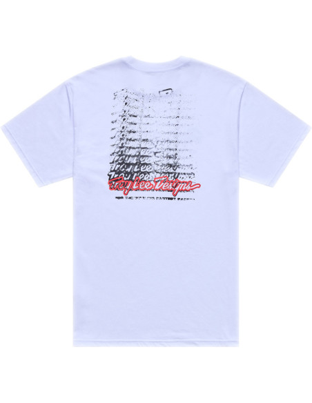 T-shirt Troy Lee Designs Repeat - Blanc