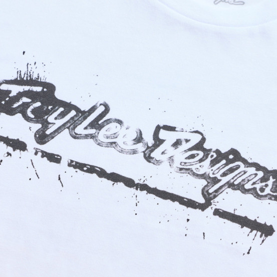 T-shirt Troy Lee Designs Repeat - Blanc