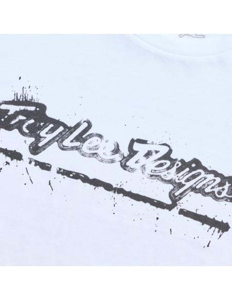 T-shirt Troy Lee Designs Repeat - Blanc