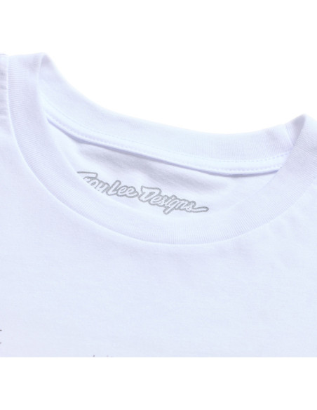 T-shirt Troy Lee Designs Repeat - Blanc