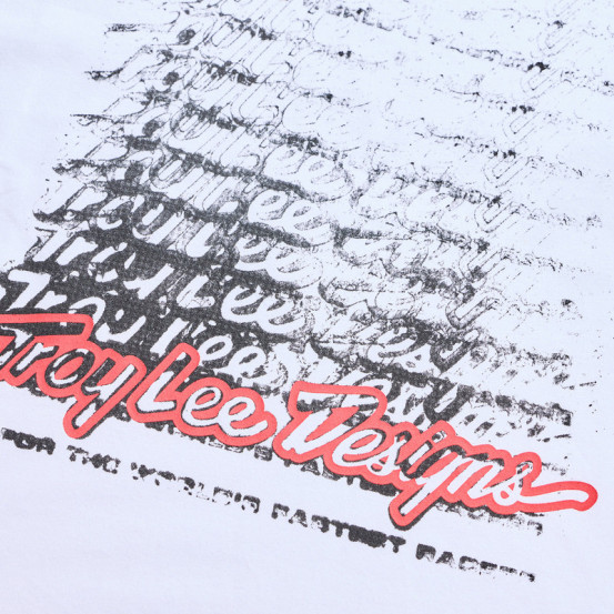 T-shirt Troy Lee Designs Repeat - Blanc