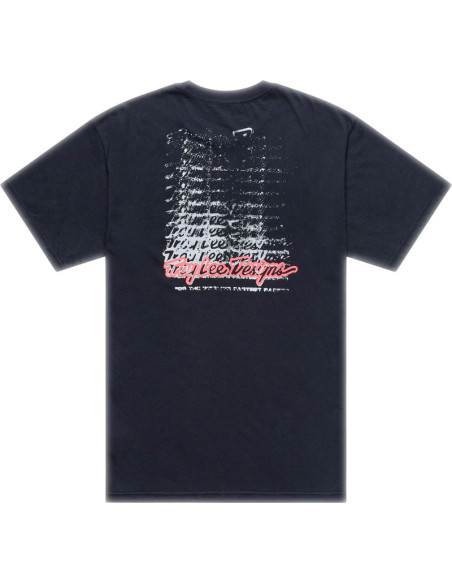 T-shirt Troy Lee Designs Repeat - Noir