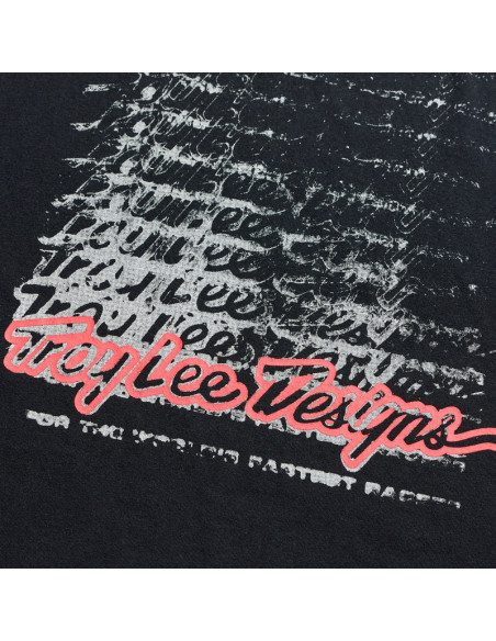 T-shirt Troy Lee Designs Repeat - Noir